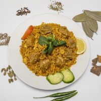 Biryani de gigot d'agneau
