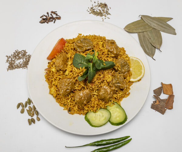 Biryani de gigot d'agneau